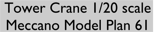 Tower Crane header